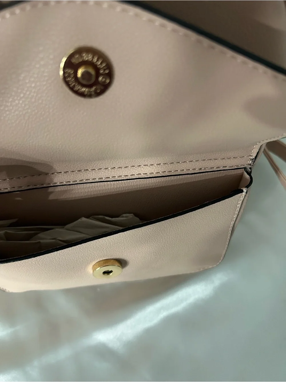 Mini Backpack with Bee Accent - Blush